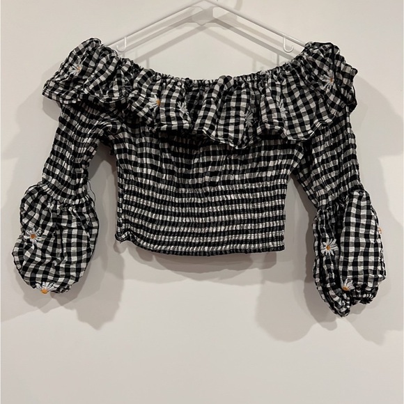 gingham top - Picture 3 of 3